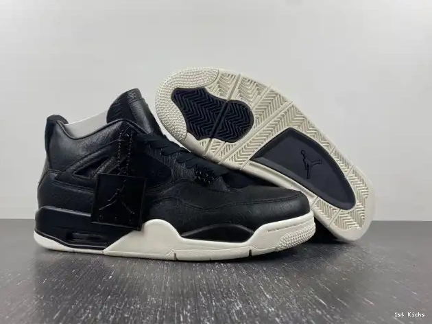 Black Jordan 4 Retro Hair 819139-010 Pony 0616
